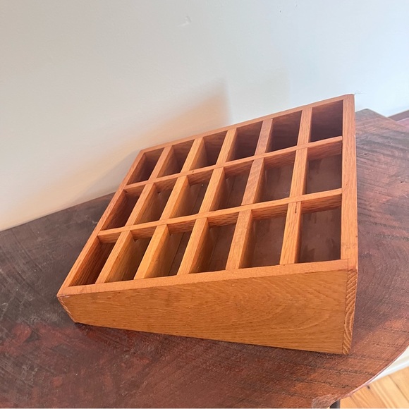 Retro Wooden Desk Organizer - Picture 4 of 5
